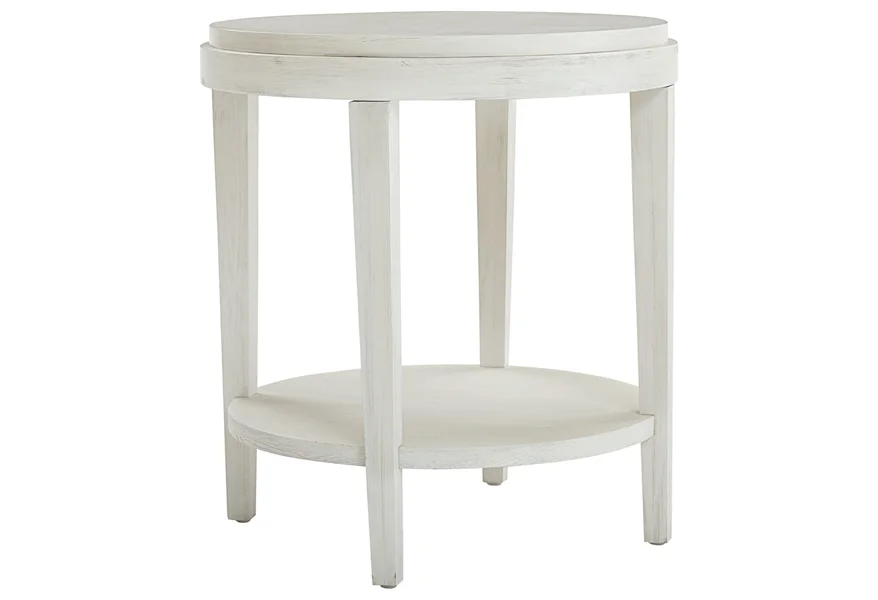 Ventura Round End Table by Bassett at Esprit Decor Home Furnishings
